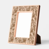 竹葉日本の模様 レーザー彫刻フレーム (左)