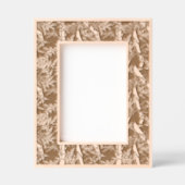 竹葉日本の模様 レーザー彫刻フレーム (正面)