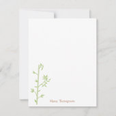 竹葉樹林離れ群 ノートカード (正面)