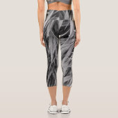 竹葉縦型 カプリレギンス (裏面)