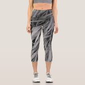 竹葉縦型 カプリレギンス (正面)