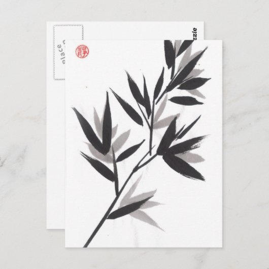 竹葉 ポストカード (正面/裏面)