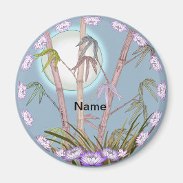 竹蓮の月磁石 マグネット