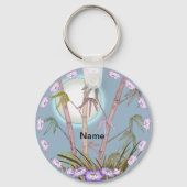 竹蓮の月 キーホルダー (正面)