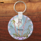 竹蓮の月 キーホルダー (正面)