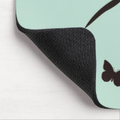 竹蝶ターコイズブルー"希望" マウスパッド (コーナー)