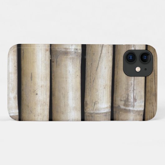 竹製の犬鳴き Case-Mate iPhoneケース (裏面(横))