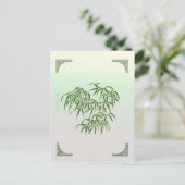 竹製はがき ポストカード (スタンド正面)