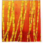 竹製シャワーカーテン シャワーカーテン (正面)