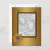 竹製フレーム ポストカード (正面/裏面)