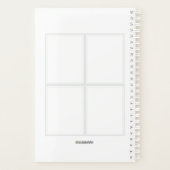 竹製プランナーの写真デイリーデザイン- HAMbWG プランナー手帳 (裏面)