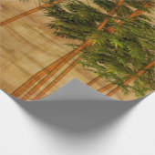 竹製文房具の壁紙 ラッピングペーパー (角)