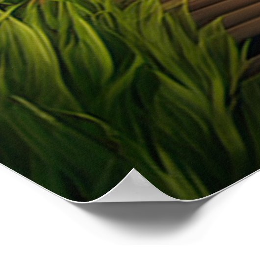 竹路素晴らし木道 ポスター (角)