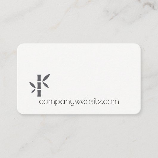 竹造園スパ 名刺 (正面)