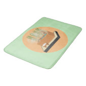 竹風呂マット付き御室禅浴槽 バスマット (アングル)