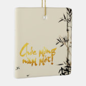 竹魚ベトナム新年スクエアCO セラミックオーナメント (右)