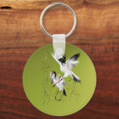 竹鶴を二つキーホルダー キーホルダー (正面)