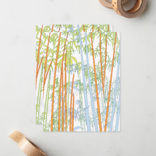 竹3 ノートカード (正面/裏面インサイチュ)