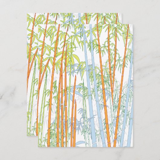 竹3 ノートカード (正面/裏面)