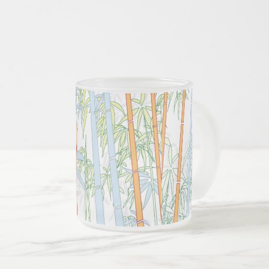 竹3 フロストグラスマグカップ (正面右)