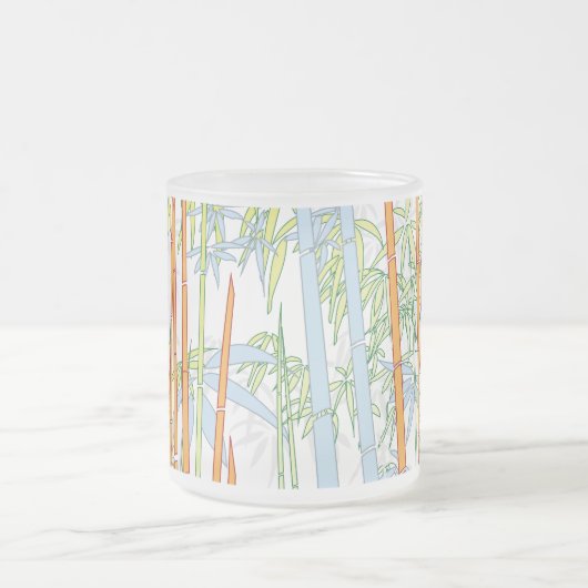 竹3 フロストグラスマグカップ (中央)