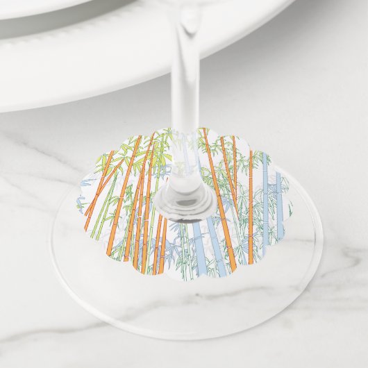 竹3 ワイングラスタグ (クローズアップ)