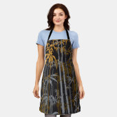 竹4 エプロン (着用した状態)