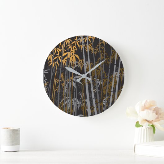 竹4 ラージ壁時計 (ホーム)