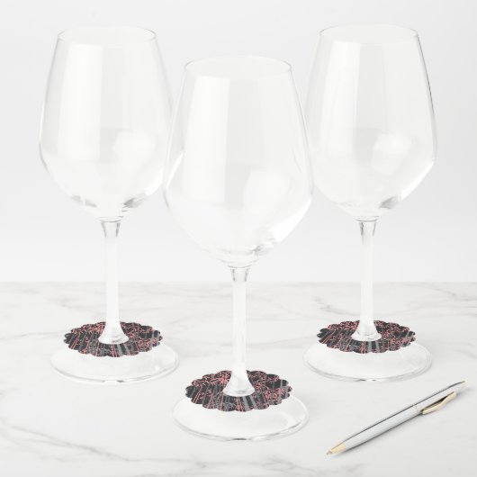 竹5 ワイングラスタグ (セット)