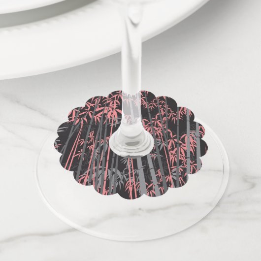 竹5 ワイングラスタグ (クローズアップ)