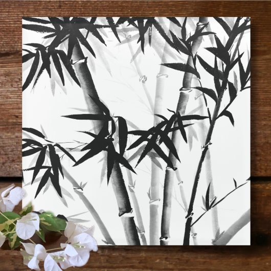 竹 ガラスコースター