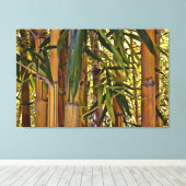 竹 キャンバスプリント (インサイチュ (ウッドフロア))