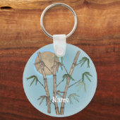 竹 キーホルダー (正面)