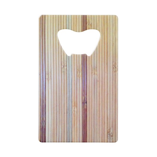 竹 クレジットカード栓抜き (正面)