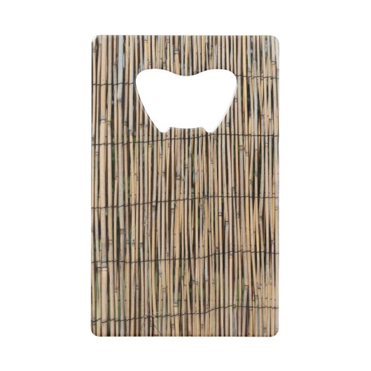 竹 クレジットカード栓抜き (正面)