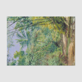 竹，ココアナッツの木，バスカレー，ジャマイカ 薄葉紙