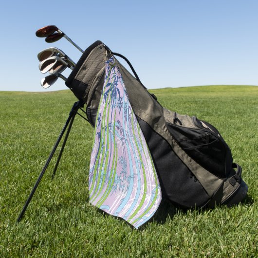 竹 ゴルフタオル (グリーン)