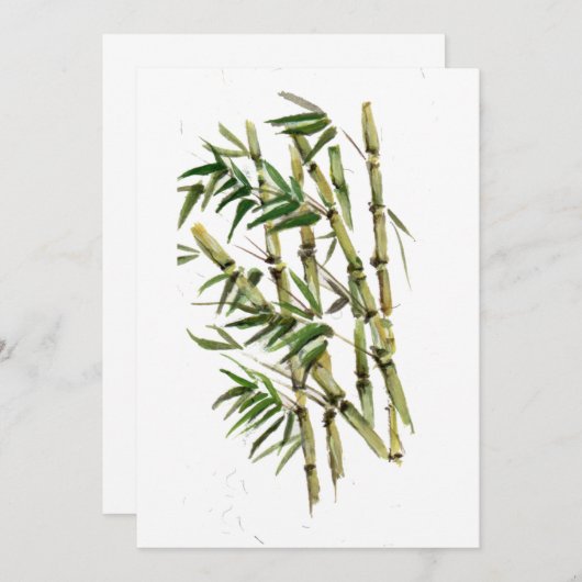 竹 サンキューカード (正面/裏面)