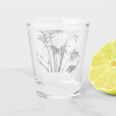 竹 ショットグラス (裏面)