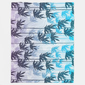 竹 フリースブランケット (正面)