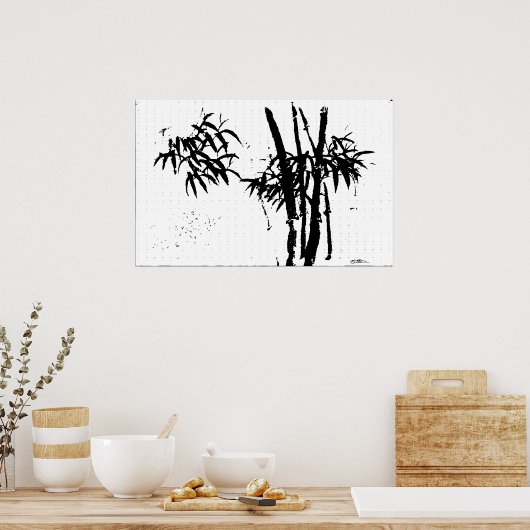 竹 ポスター (キッチン)