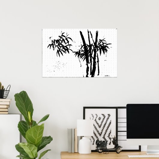 竹 ポスター (ホームオフィス)