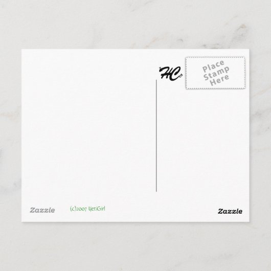 竹 ポストカード (裏面)