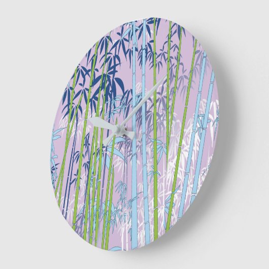 竹 ラージ壁時計 (傾斜)