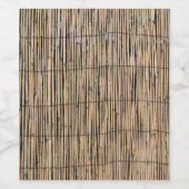 竹 ワインラベル (シングルラベル)