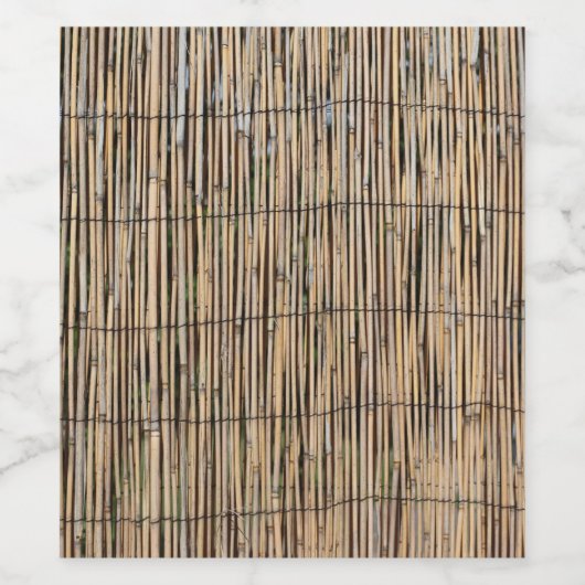 竹 ワインラベル (シングルラベル)