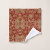 竹 – 万華鏡のように千変万化するパターン バスタオルセット (ウォッシュタオル)