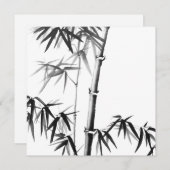 竹 – 中国のスタイル – 枠なし (正面/裏面)