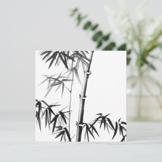 竹 – 中国のスタイル – 枠なし (スタンド正面)
