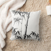 竹 – 中国のスタイル – 枠なし クッション (ブランケット)